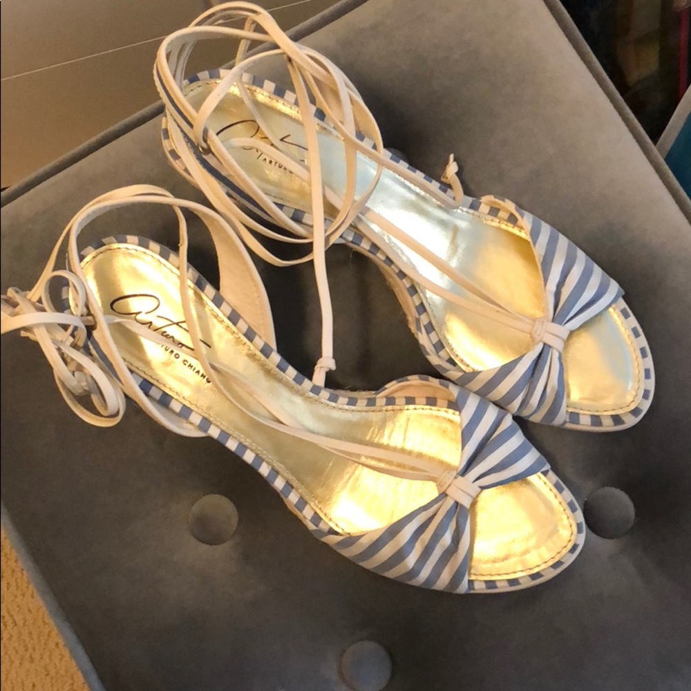 Arturo Chiang Striped Espadrilles
